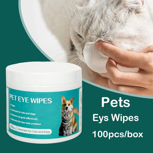 Dog And Cat Eye And Ear Cleaning Finger Wipes