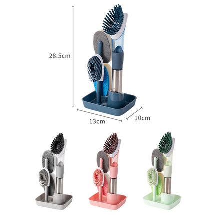 Multifunctional Kitchen Long Handle Cleaning Dish Brush