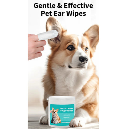 Dog And Cat Eye And Ear Cleaning Finger Wipes