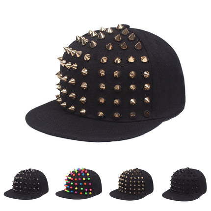 Black Rivet Hat