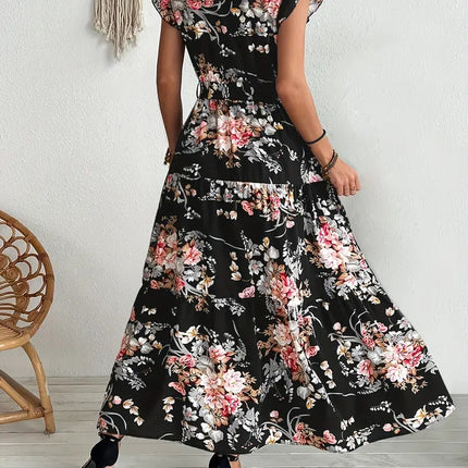 Women's Flowered Cotton Dress