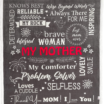 Mother's Day Gift Blanket Lambswool Quilt Winter Thickened Nap Sofa Cover Blanket