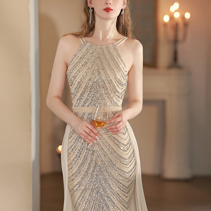 Women's Light Luxury High End Mermaid Evening Dress