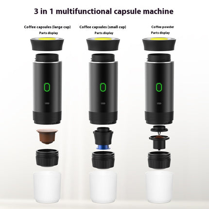Portable 3- in -1 Espresso Coffee Maker Machine