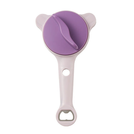 Non-slip Effortless Can Opener - Manual Adjustable Lid Opener