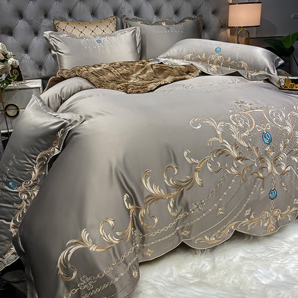 Ice Silk Quilt Four-piece Bedding Sets