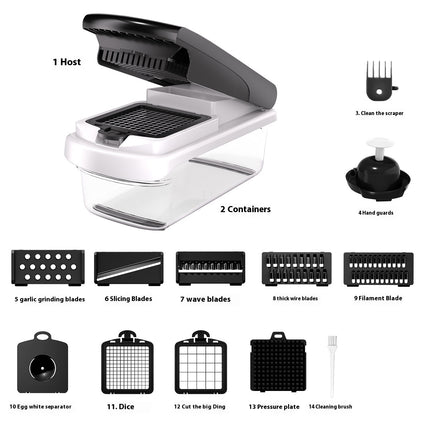 Kitchen Multi-function Vegetable Chopper - 15-in-one