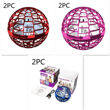 Magic Floating Flying Ball Toy with LED Lights – Boomerang Hover Ball for Kids