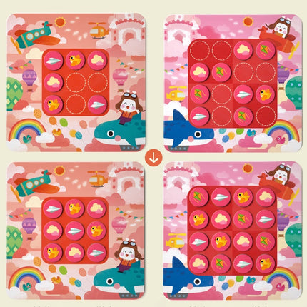 Kids 6-in-1 Magnetic Math Board Game – Parent-Child Learning Set