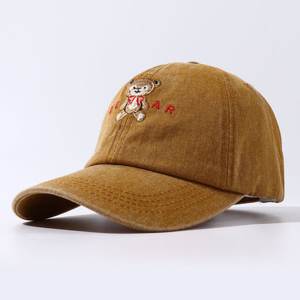 Chapeau brodé Ours en peluche pour femme