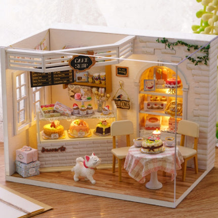 Miniature Dollhouse Cafe Playset – Pretend Play Coffee Shop for Kids