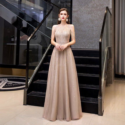 Hot Temperament Evening Banquet Fashion Formal Dress