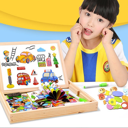 Kids Magnetic Spelling Double-Sided Drawing Board