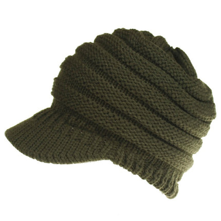 Women Ponytail Beanies Soft Warm Knitting Caps for Autumn and Winter