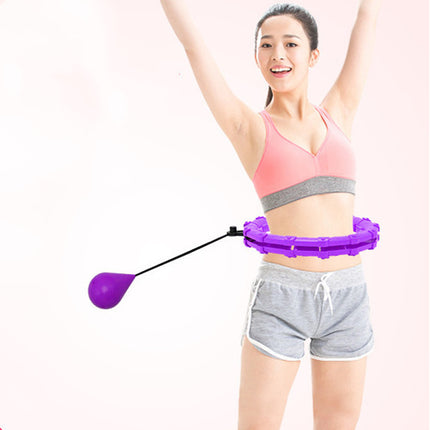 Abdominal Detachable Exercise Fitness Ring With Adjustable Sport Hoops For Weight Loss