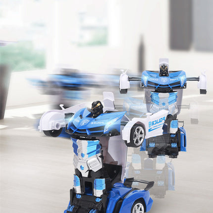 Kids Transforming Robot Remote Control Car — 1:18 Scale RC Toy
