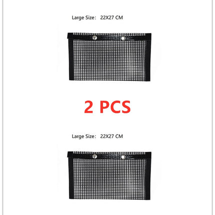 Reusable BBQ Non-Stick Grill Mesh Bag With BBQ Gloves