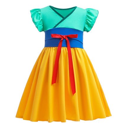 Girls' Colourful Cotton Dress