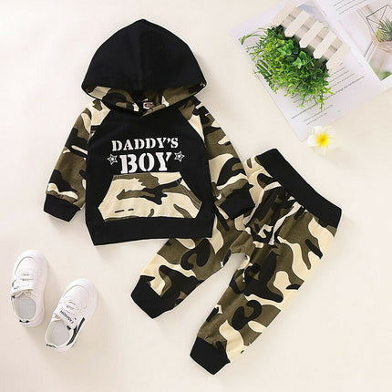 Boys Camouflage 2 Piece Set