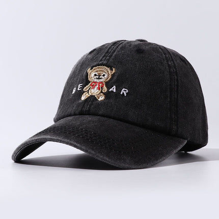 Chapeau brodé Ours en peluche pour femme