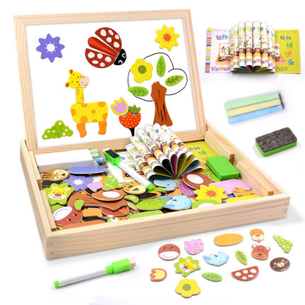 Kids Magnetic Spelling Double-Sided Drawing Board