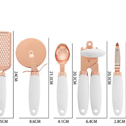 Rose Gold Kitchen Tool Set