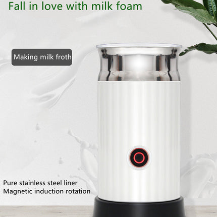 Electric Milk Frother With Stainless Steel Liner And Touch Operating Mode