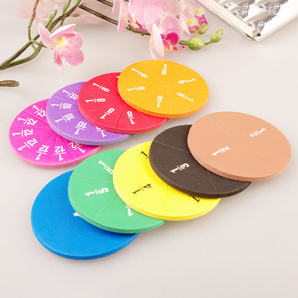 Kids Magnetic Fraction Circles Math Teaching Set