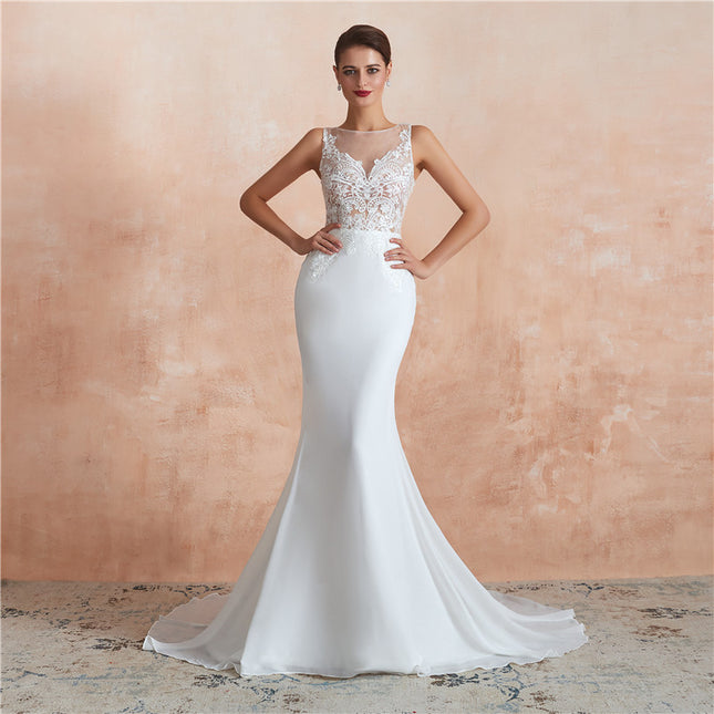 Sexy Catwalk Fishtail Bridal Evening Dress
