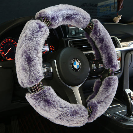 Plush Fashionable Car Steering Wheel Cover