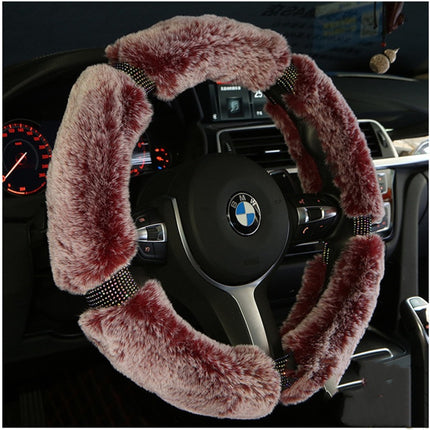 Plush Fashionable Car Steering Wheel Cover