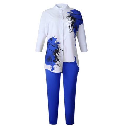 African Women's Fashion Print Pants Set