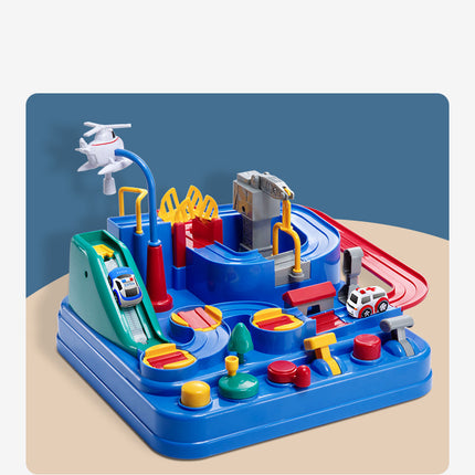 Kids Multi-Level Parking Garage Toy – Car Playset with Crane & Elevator