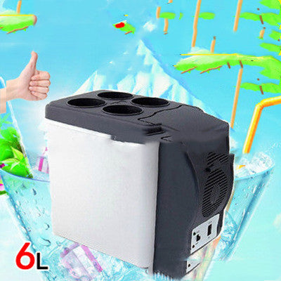 Portable Insulated 6-liter Car Refrigerator For Hot And Cold Drinks