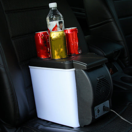 Portable Insulated 6-liter Car Refrigerator For Hot And Cold Drinks