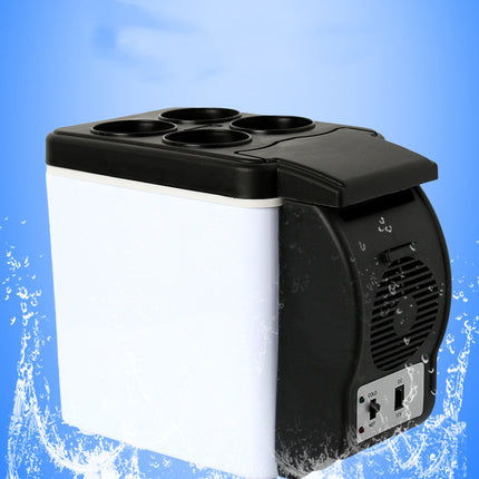Portable Insulated 6-liter Car Refrigerator For Hot And Cold Drinks