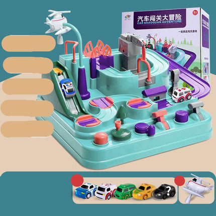 Kids Multi-Level Parking Garage Toy – Car Playset with Crane & Elevator