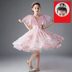 Pink / 100cm / Short dress crown