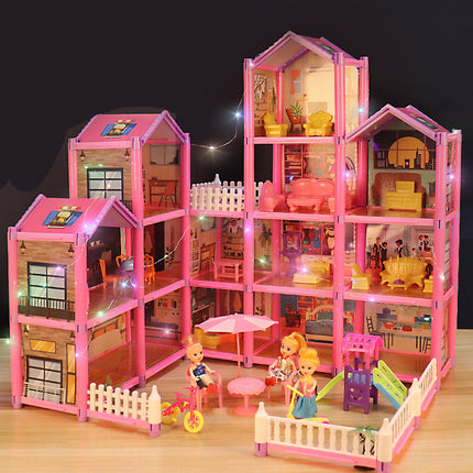 Princess Castle Villa Play House – Simulation Room Dollhouse Gift for Girls