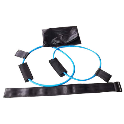 Latex Yoga Fitness Belt With Foot Pedal, Tension Rope And Workout Resistance Bands