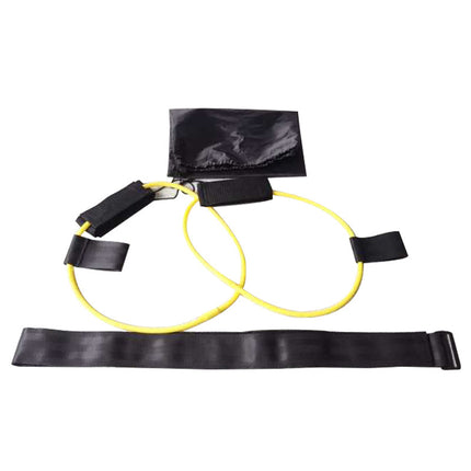 Latex Yoga Fitness Belt With Foot Pedal, Tension Rope And Workout Resistance Bands