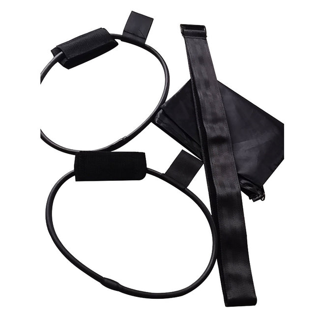Latex Yoga Fitness Belt With Foot Pedal, Tension Rope And Workout Resistance Bands