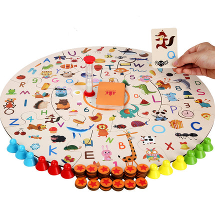 Parent & Child Interactive Learning Wooden Puzzle