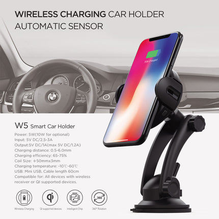 Wireless Fast Charging Car Phone Holder