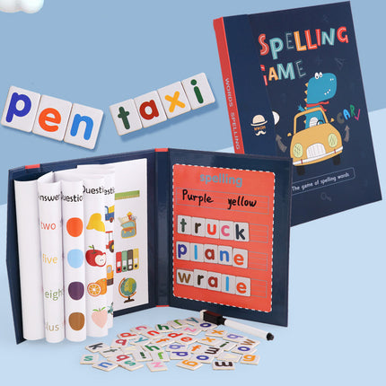 Kids Magnetic Spelling & Alphabet Teaching Workbook
