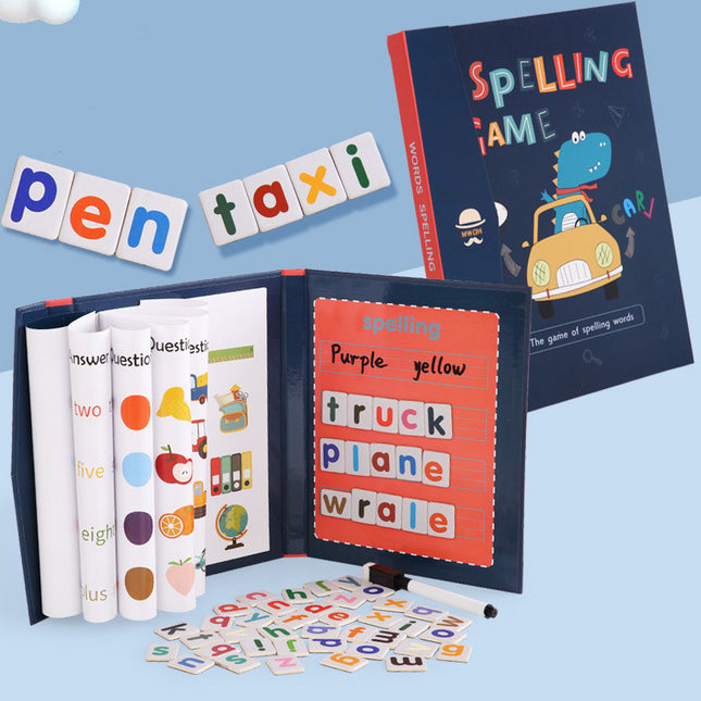Kids Magnetic Spelling & Alphabet Teaching Workbook