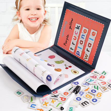 Kids Magnetic Spelling & Alphabet Teaching Workbook