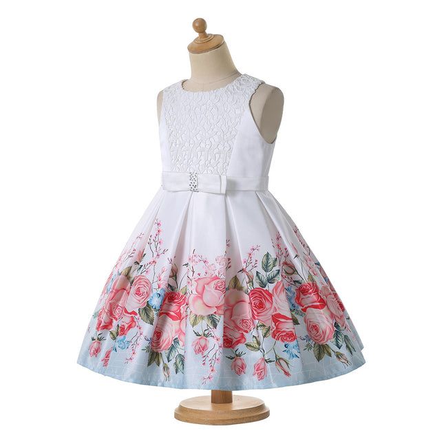 Girls Fashionable Flower Dress