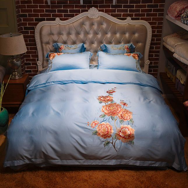 European-Patterned Silk Bed Sets