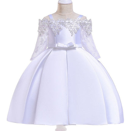 Girls Elegant Lace Special Occasion Dress